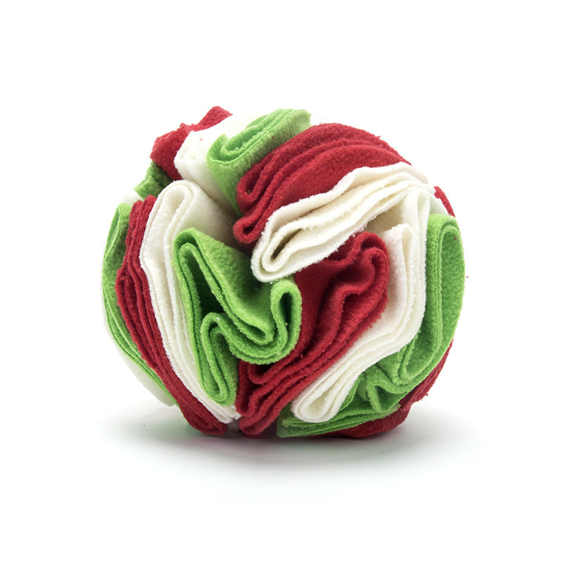 PawSheen Snuffle Ball, fleece sniffing toy for dogs, view 5