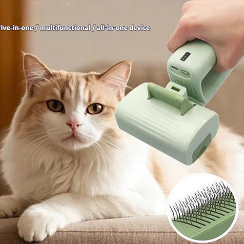 PawSheen cordless grooming vacuum brush for dogs and cats