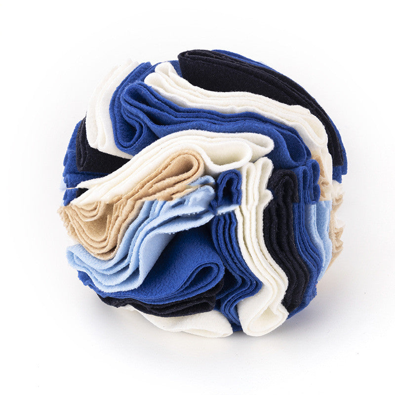 PawSheen Snuffle Ball, fleece sniffing toy for dogs, view 16