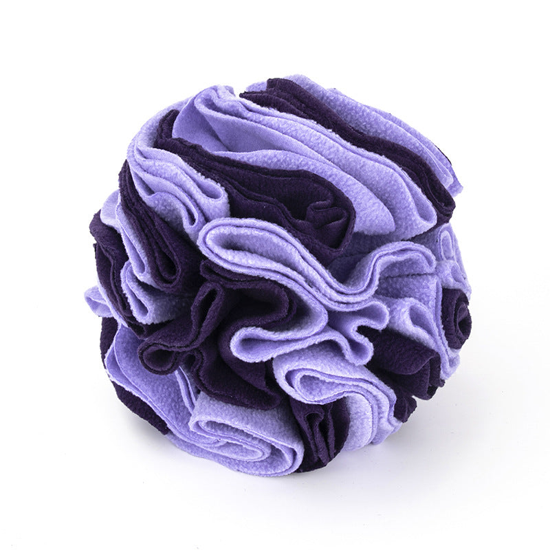 PawSheen Snuffle Ball, fleece sniffing toy for dogs, view 14