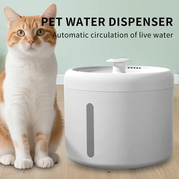 PawSheen Flowing Water Fountain for cats and dogs, 2.5 L