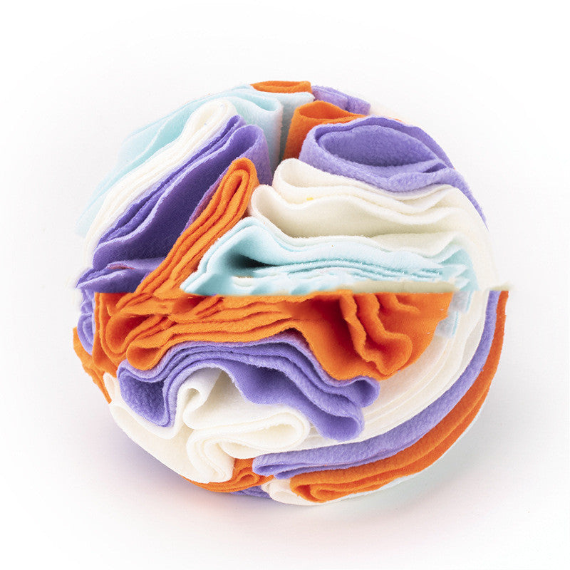 PawSheen Snuffle Ball, fleece sniffing toy for dogs, view 15