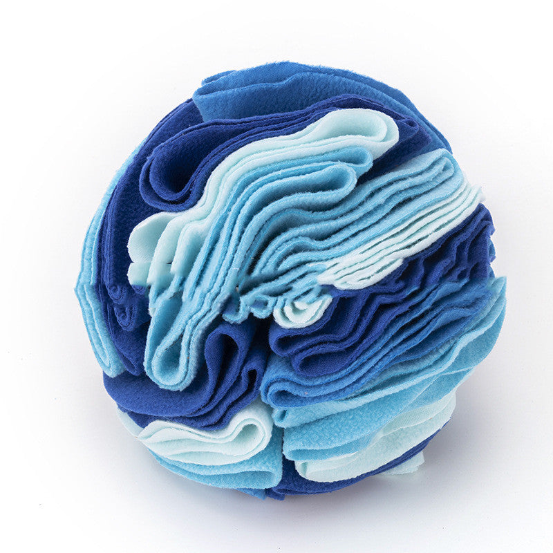PawSheen Snuffle Ball, fleece sniffing toy for dogs, view 12