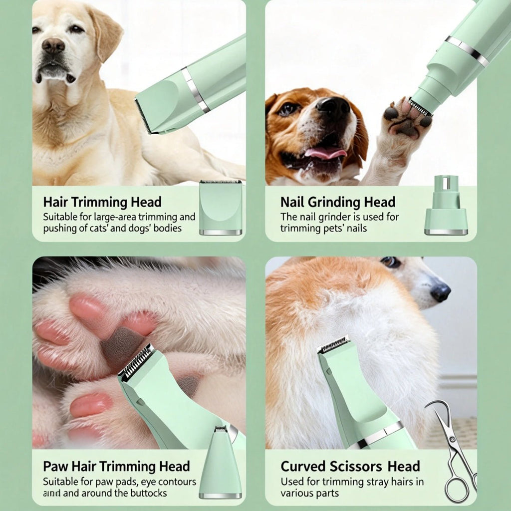 PawSheen Quiet 4-in-1 Grooming Kit - PawSheen - Grooming Tools