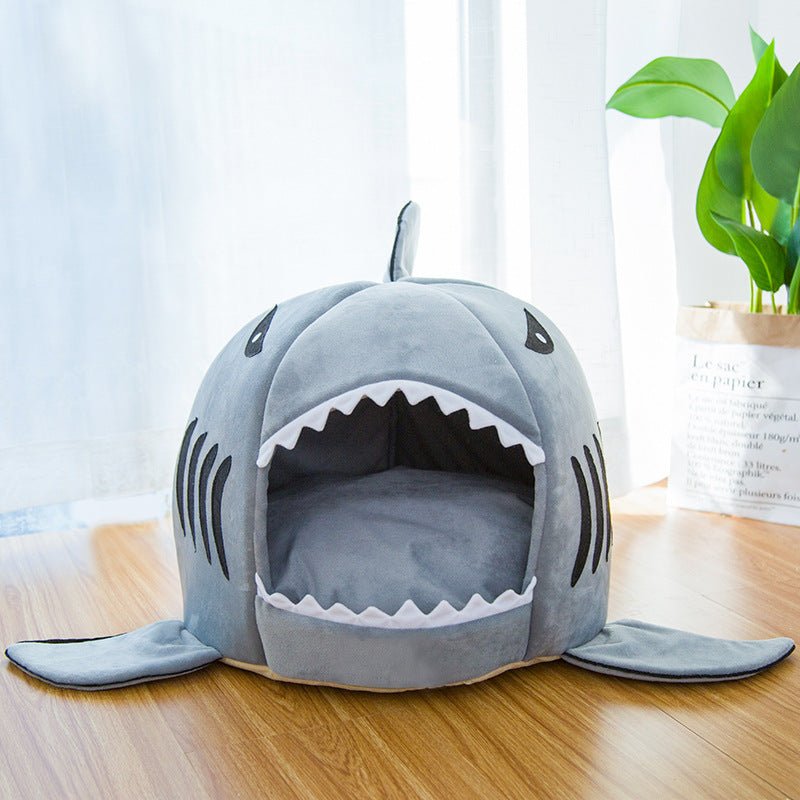 PawSheen Shark Cozy Cave Bed - PawSheen - Beds